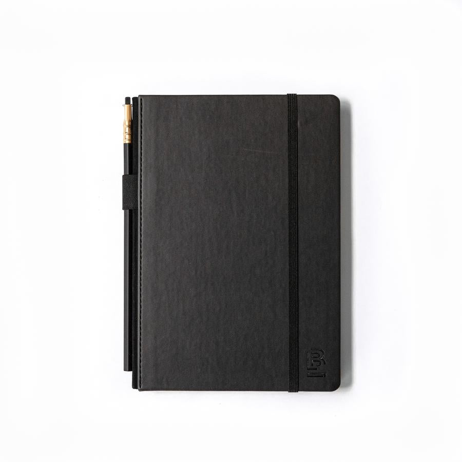 Blackwing Medium Slate Notebook - Black Cover - Plain | Atlas Stationers.