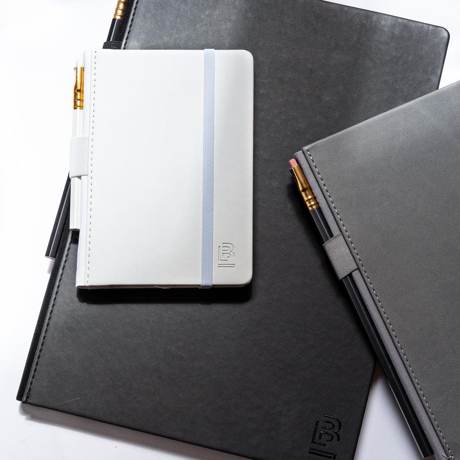 Blackwing Medium Slate Notebook - Black Cover - Ruled | Atlas Stationers.