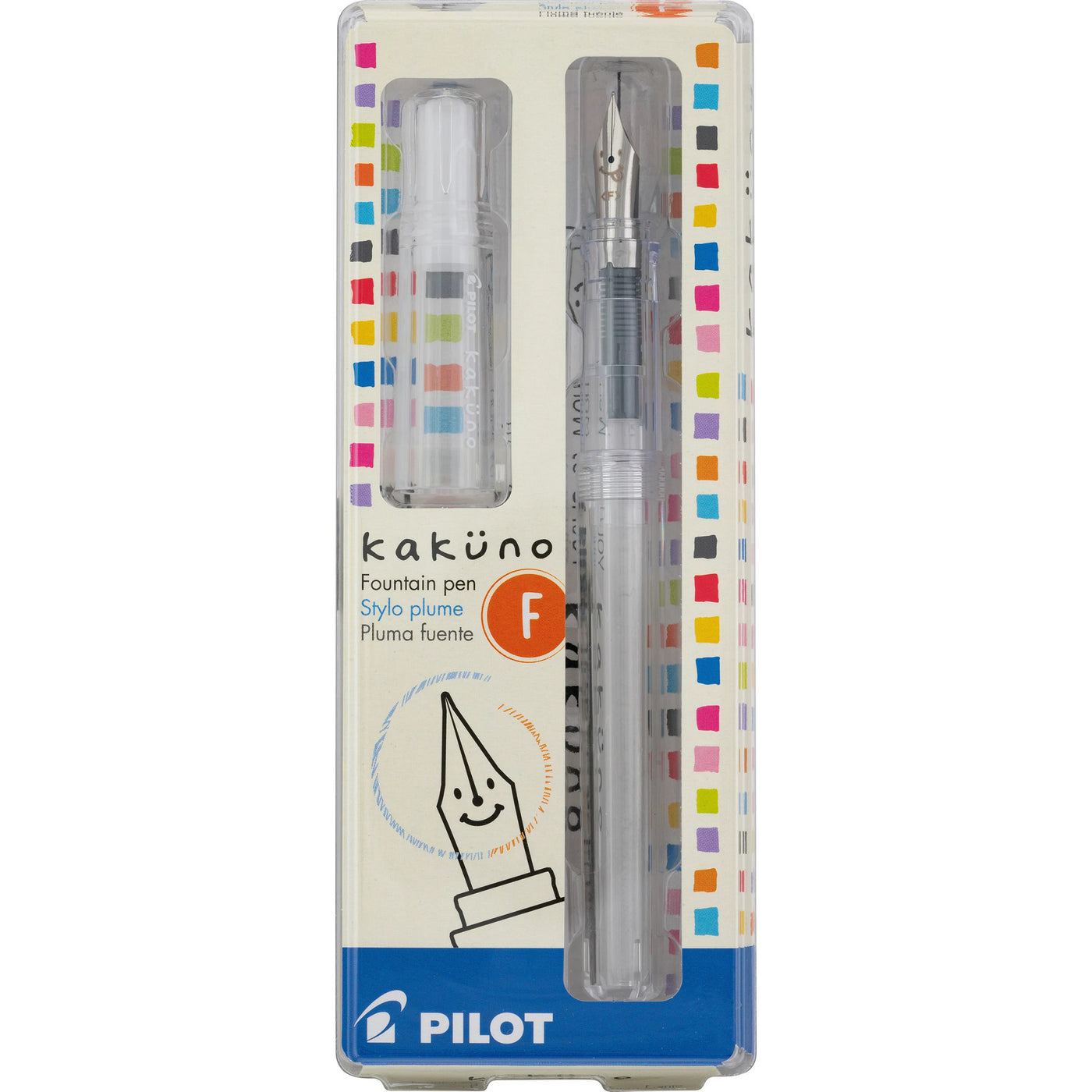 Pilot Kakuno Fountain Pen - Clear | Atlas Stationers.