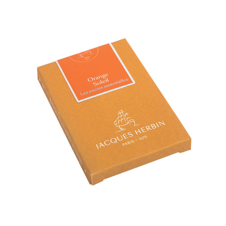 Jacques Herbin Essential - Orange Soleil - Ink Cartridges | Atlas Stationers.