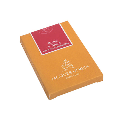 Jacques Herbin Essential - Rouge d'Orient - Ink Cartridges | Atlas Stationers.