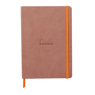Rhodia Rhodiarama Soft Cover A5 Notebook - Ruled - Rosewood | Atlas Stationers.