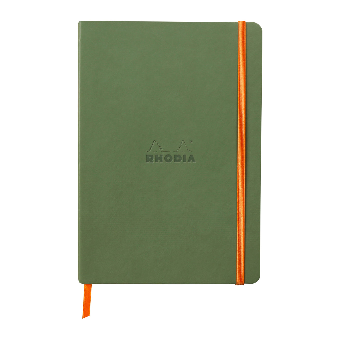 Rhodia Rhodiarama Soft Cover A5 Notebook - Dot Grid - Sage | Atlas Stationers.
