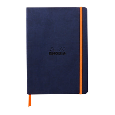 Rhodia Rhodiarama Soft Cover A5 Notebook - Dot Grid - Midnight | Atlas Stationers.