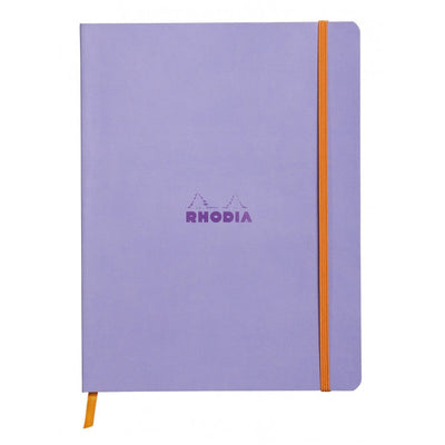 Rhodia Rhodiarama Soft Cover 7 1/2" x 9 7/8" Notebook - Ruled - Iris | Atlas Stationers.