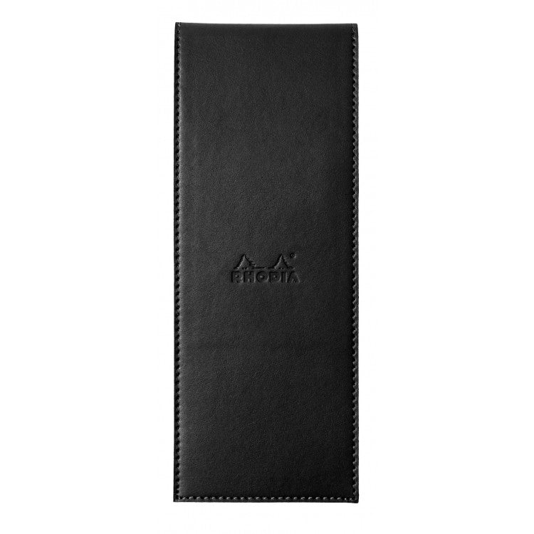 Rhodia Pad Holder with Pad 82200 - 3 x 8 1/4 - Black cover | Atlas Stationers.