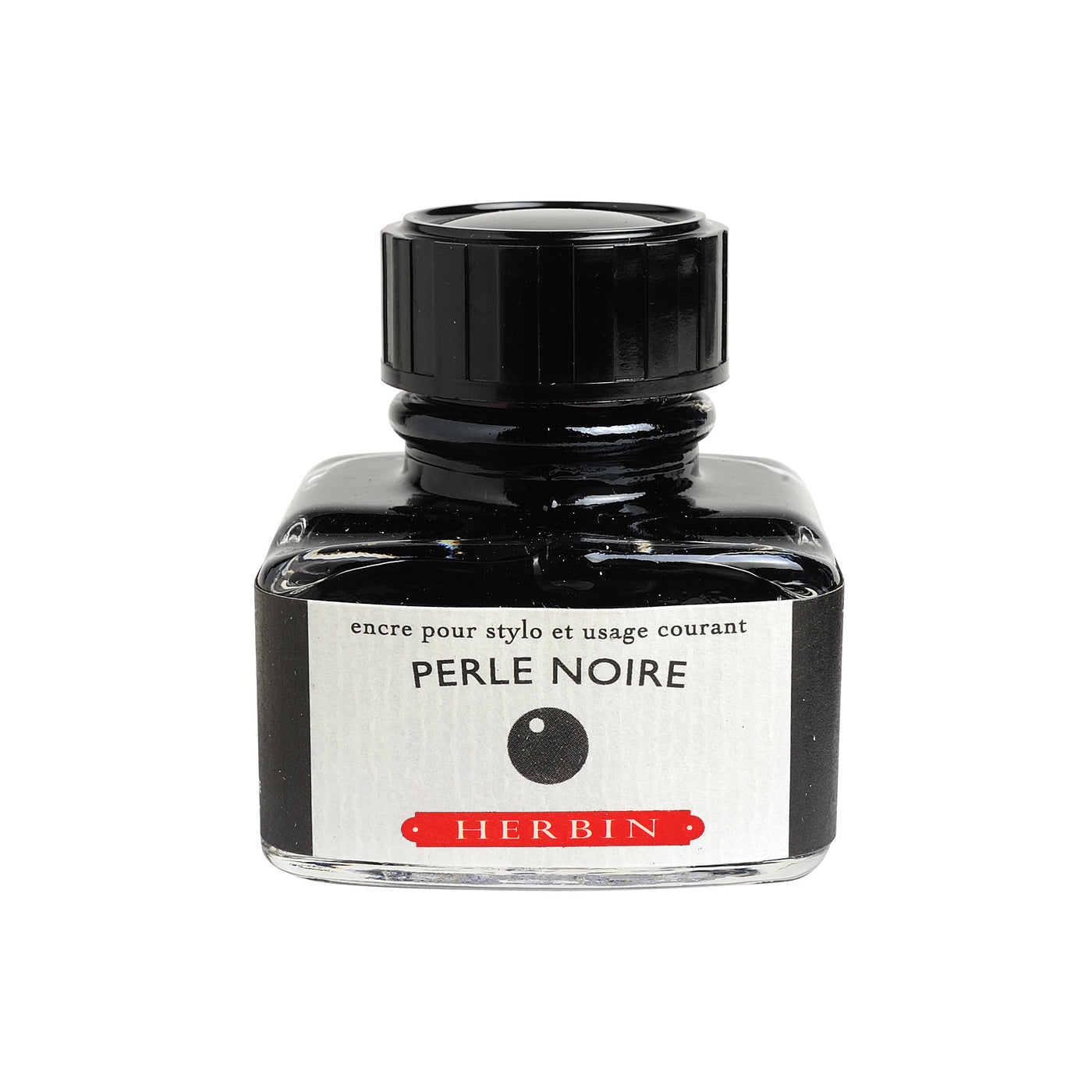 Herbin Ink - Perle Noire - 30ml Bottled Ink | Atlas Stationers.