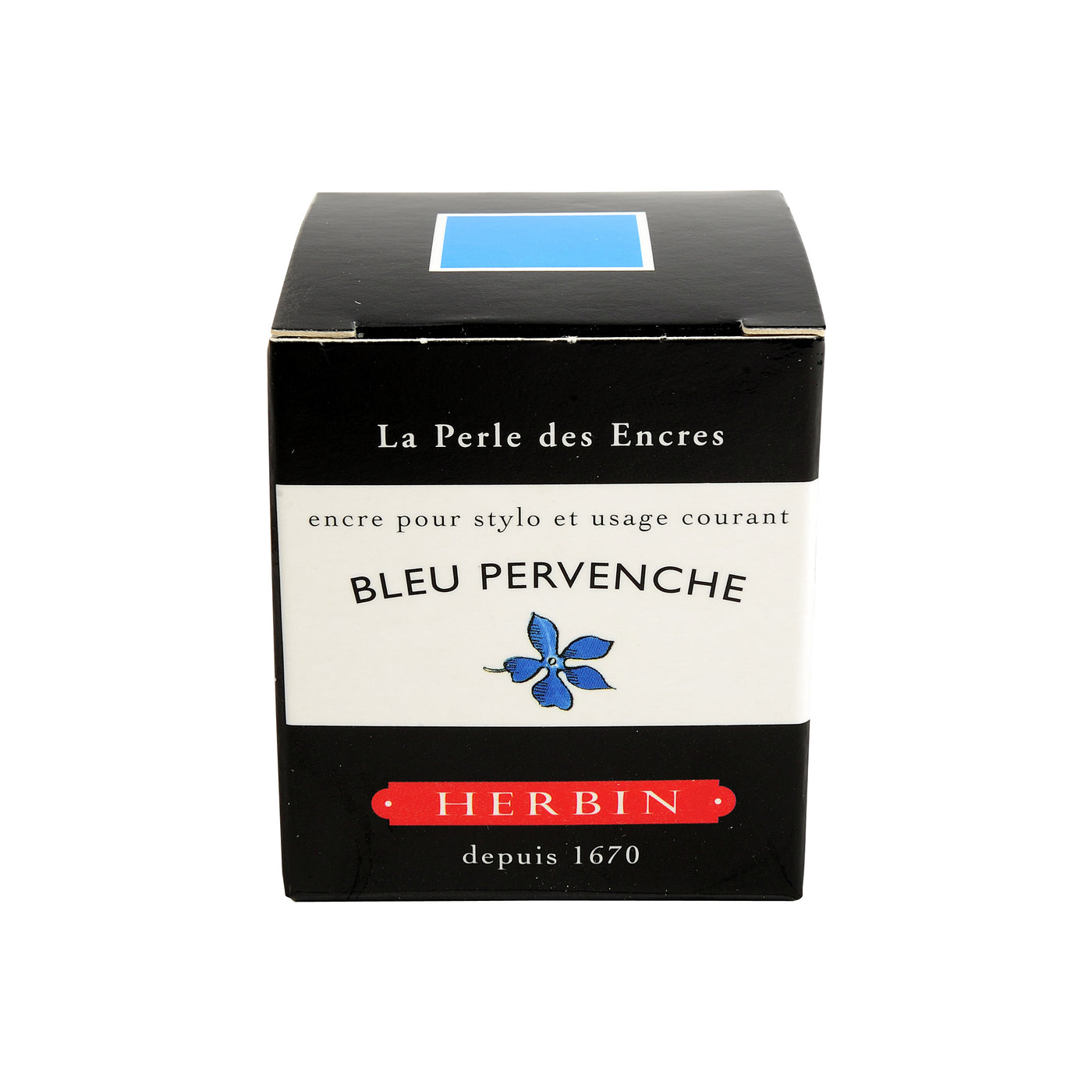 Herbin Ink - Bleu Pervenche - 30ml Bottled Ink | Atlas Stationers.