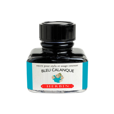 Herbin Ink - Bleu Calanque - 30ml Bottled Ink | Atlas Stationers.