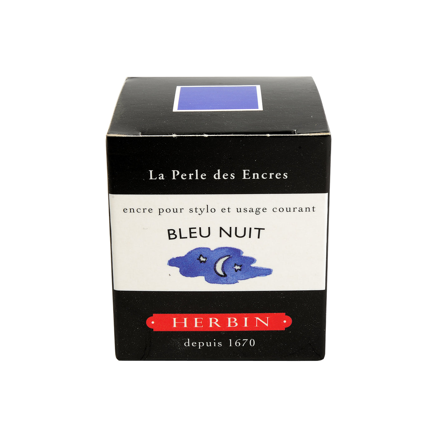 Herbin Ink - Bleu Nuit - 30ml Bottled Ink | Atlas Stationers.