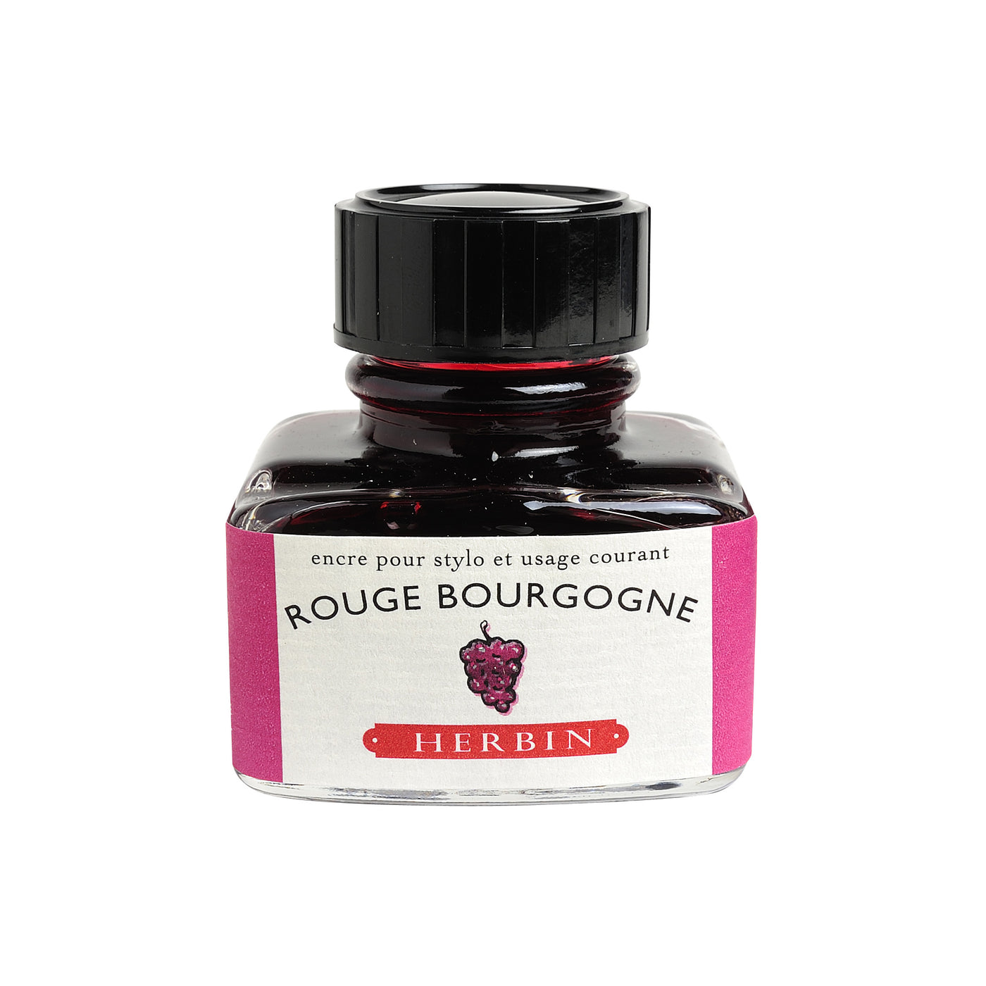 Herbin Ink - Rouge Bourgogne - 30ml Bottled Ink | Atlas Stationers.