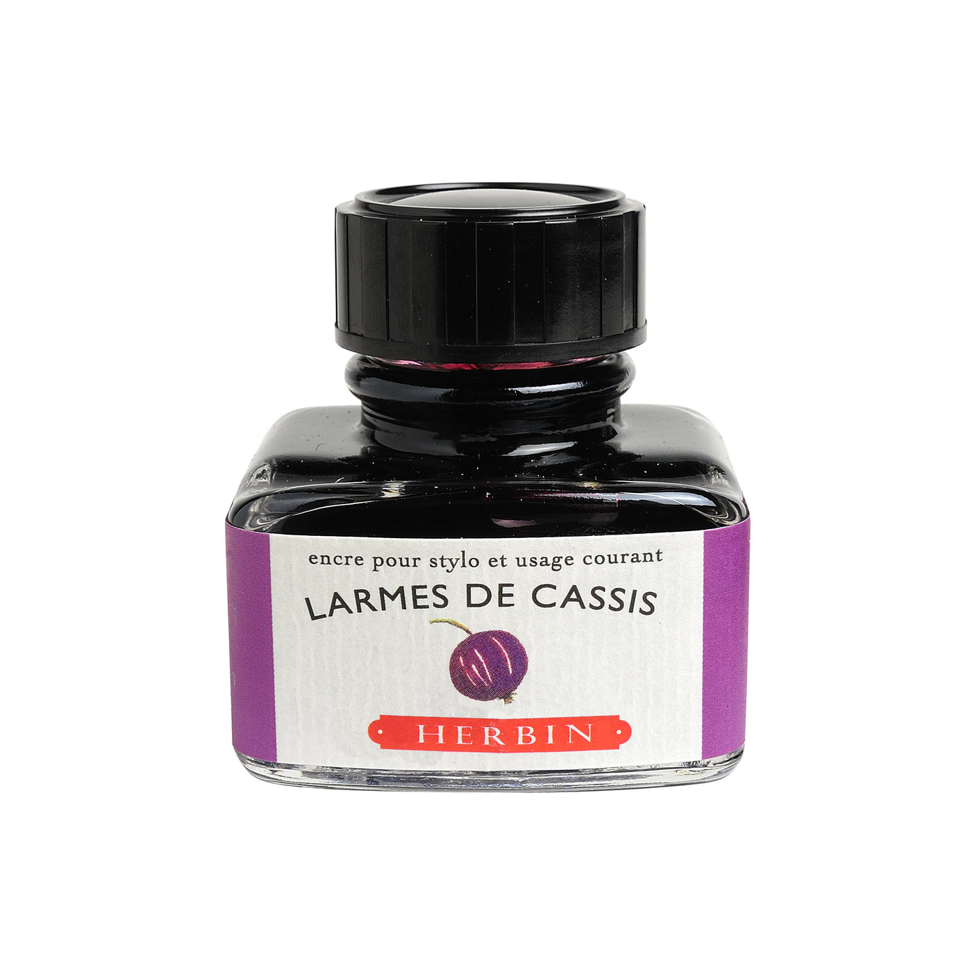 Herbin Ink - Larmes de Cassis - 30ml Bottled Ink | Atlas Stationers.