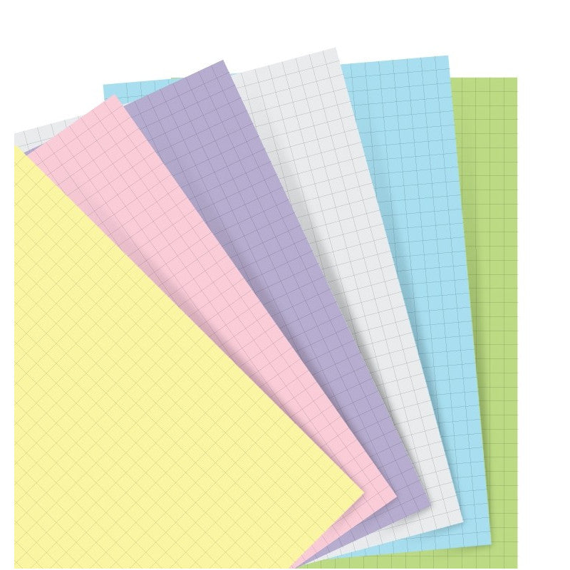 Filofax Squared Pastel Paper Refill - Pocket | Atlas Stationers.