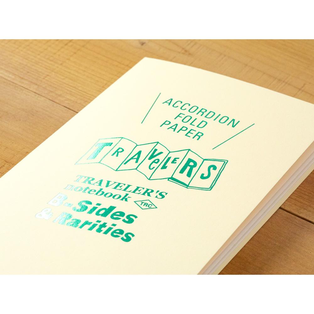 Traveler's Accordion Fold Paper Notebook Refill - Regular Size | Atlas Stationers.