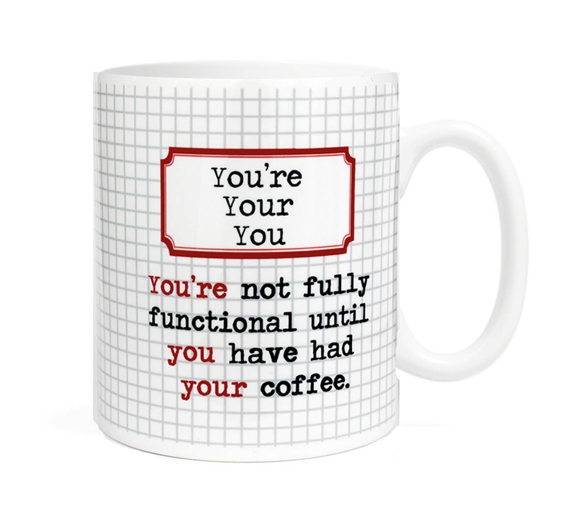 You're Your You Grammar Coffee Mug | Atlas Stationers.