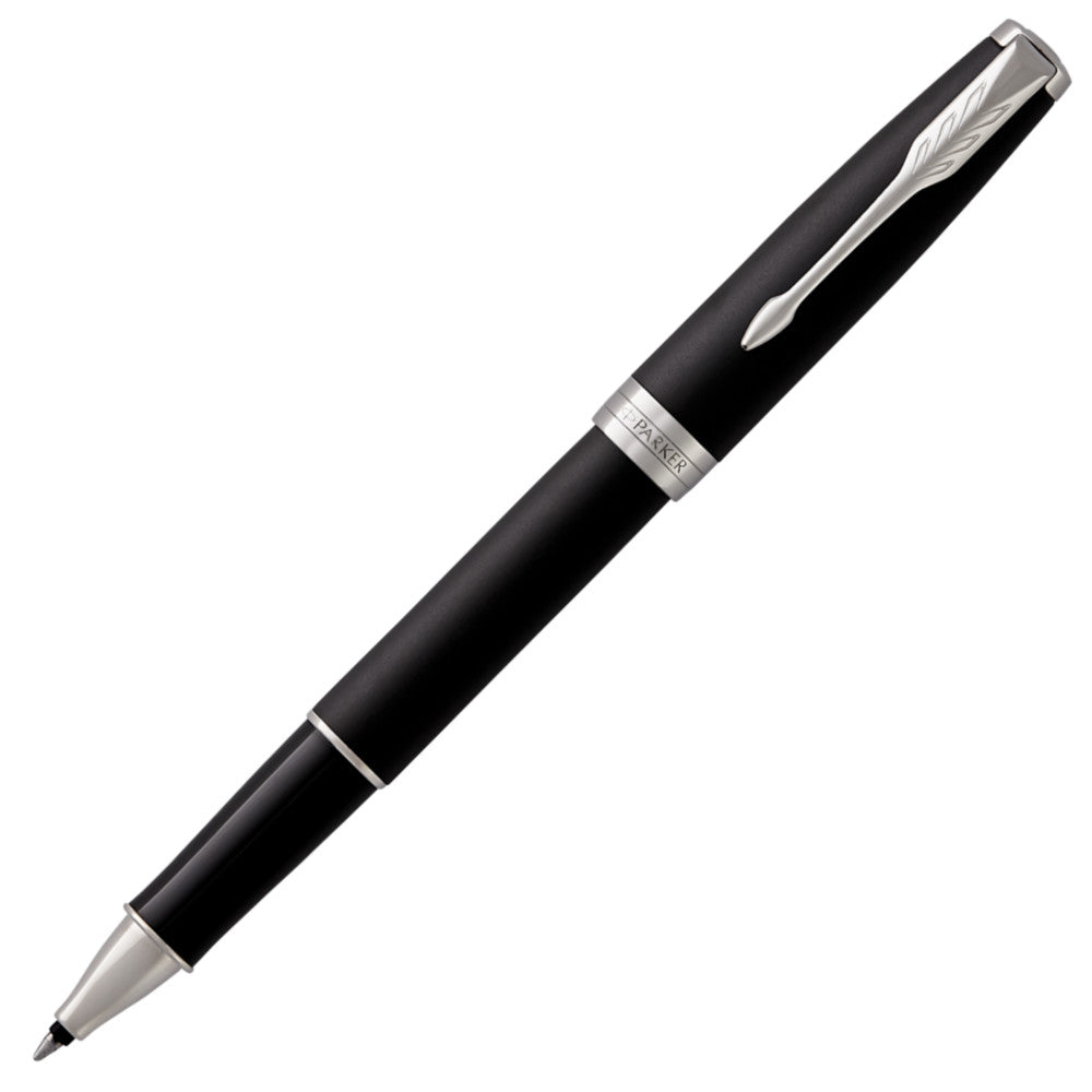 Parker Sonnet Rollerball Pen - Matte Black with Chrome Trim