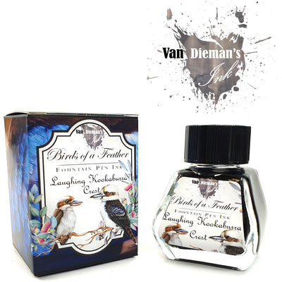 Van Dieman's Birds of a Feather - Laughing Kookaburra Crest - 30ml Bottled Ink