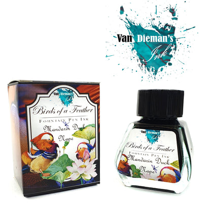Van Dieman's Birds of a Feather - Mandarin Duck Nape - 30ml Bottled Ink