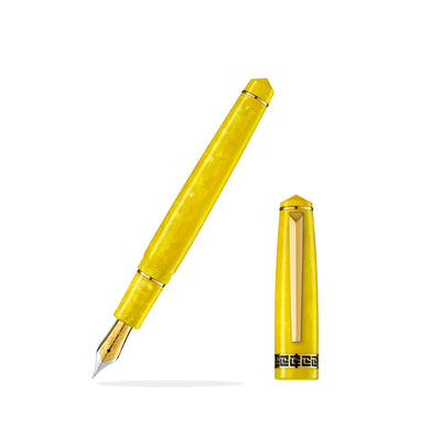 Laban Rosa Fountain Pen - Sunny Yellow | Atlas Stationers.