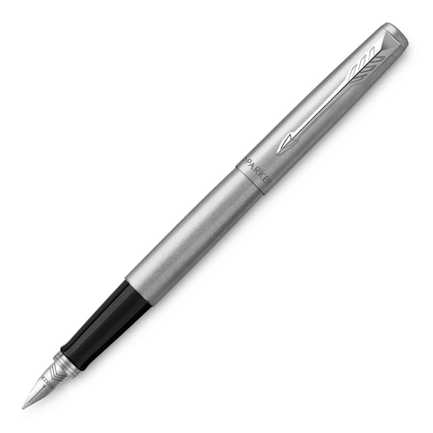 Parker Jotter Fountain Pen - Stainless Steel with Chrome Trim | Atlas Stationers.
