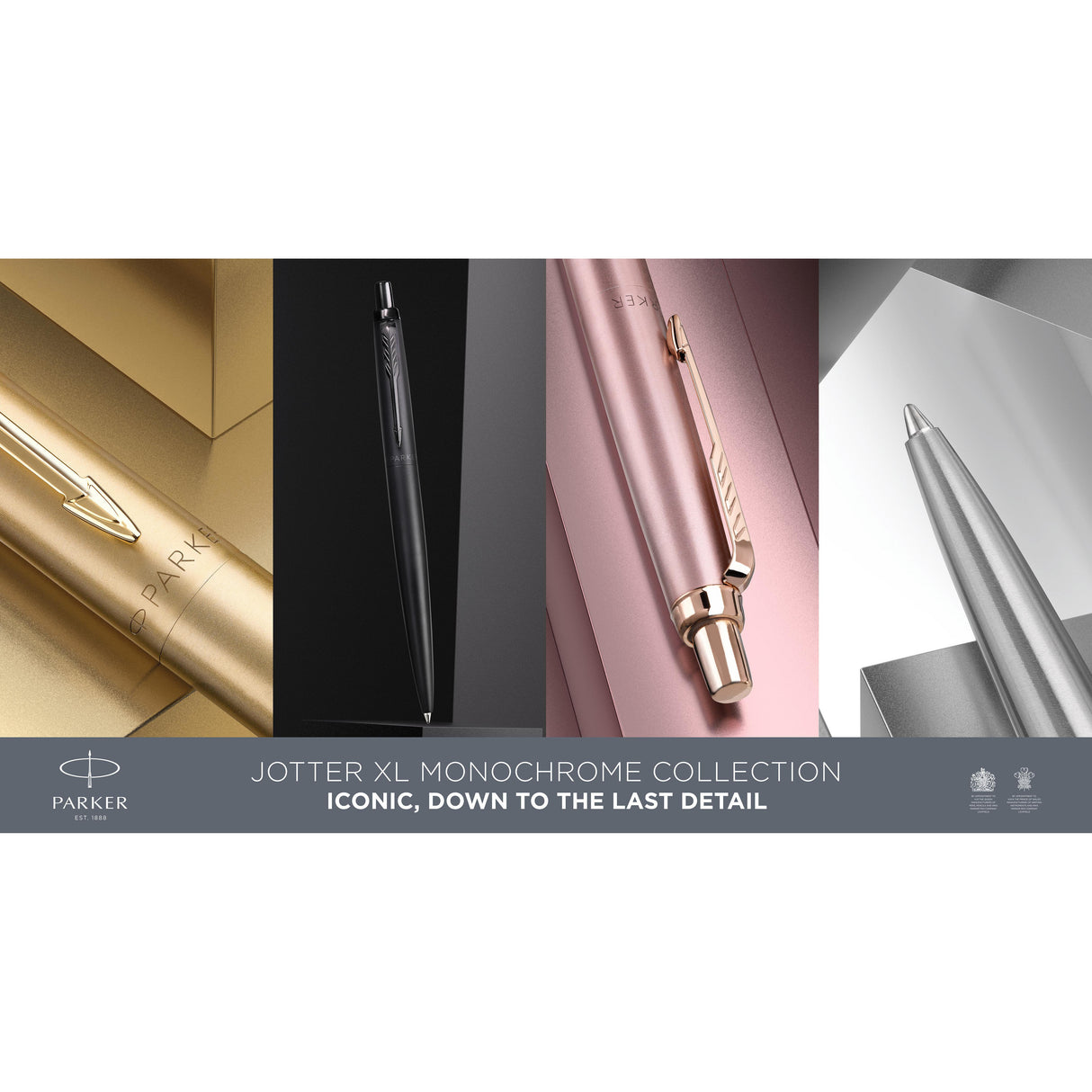 Parker Jotter XL Ballpoint Pen - Monochrome Gold | Atlas Stationers.