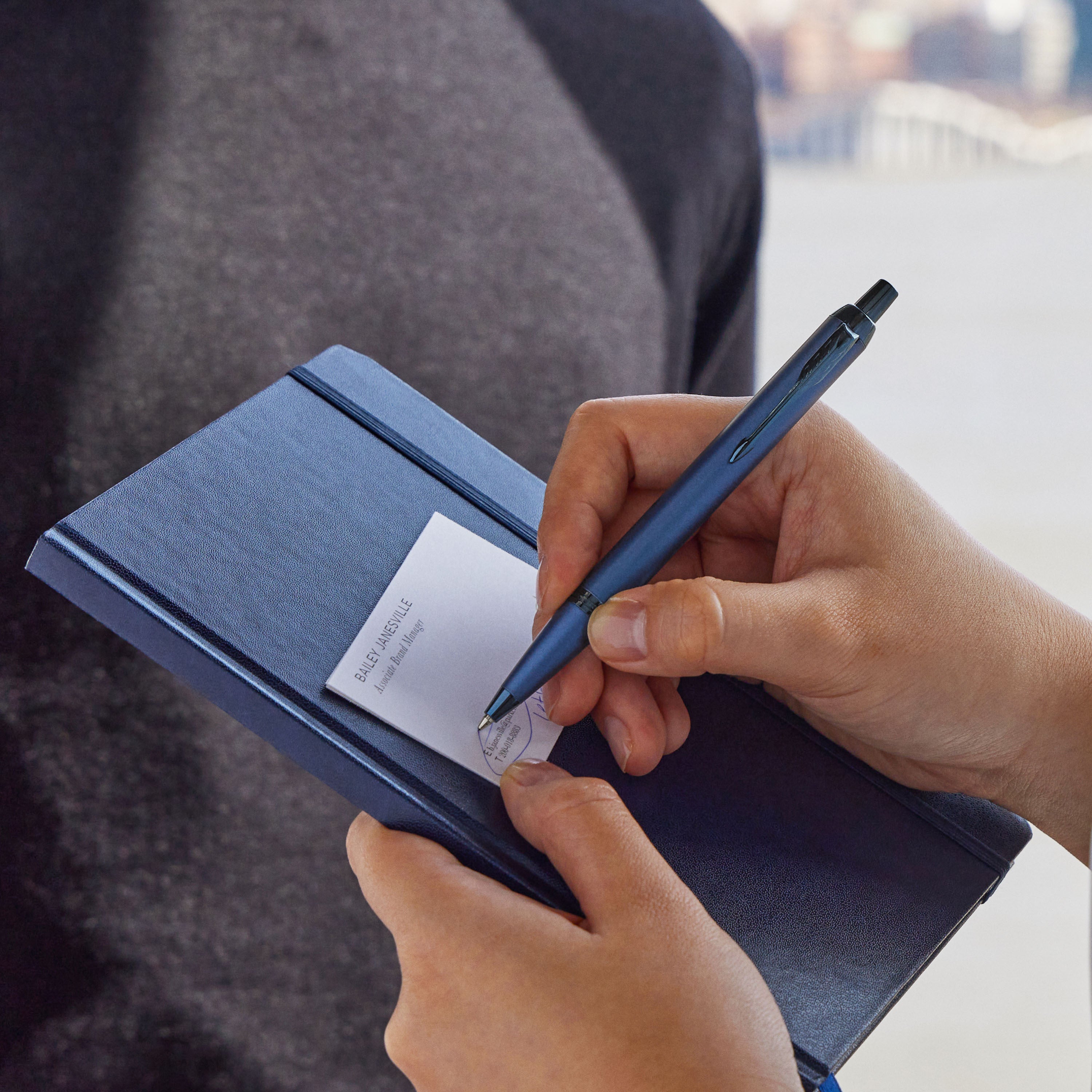 Parker IM Ballpoint Pen - Monochrome Blue – Atlas Stationers