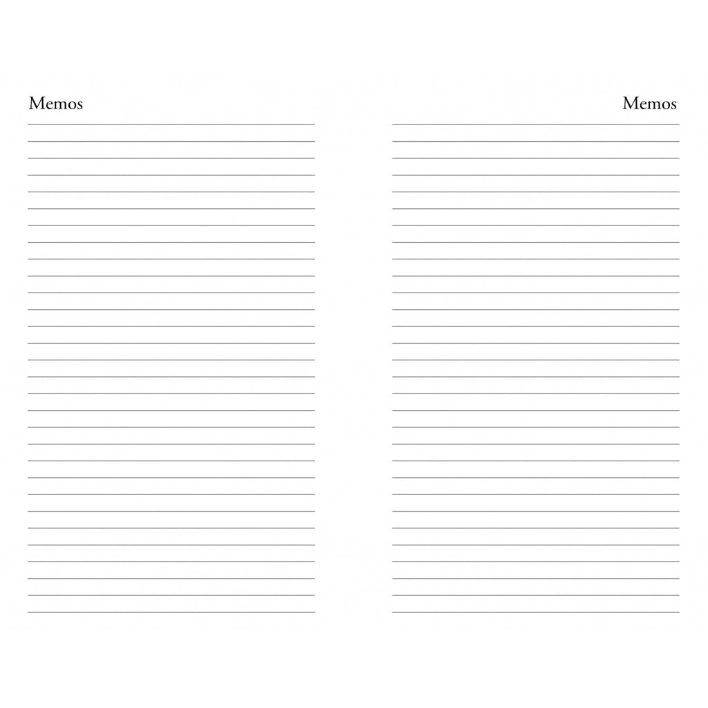 House of Doolittle Daily Appointment Planner - 5" x 8" - Black Cover | Atlas Stationers.