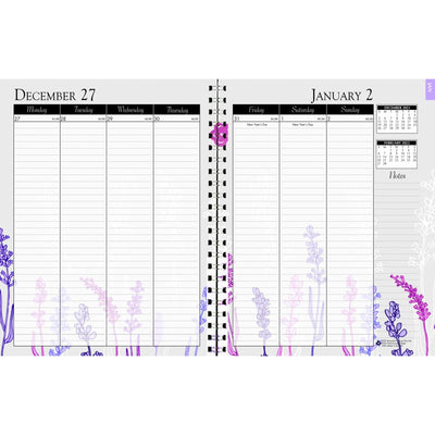 House of Doolittle Wildflower Weekly/Monthly 7 Day Planner - 7" x 9" | Atlas Stationers.