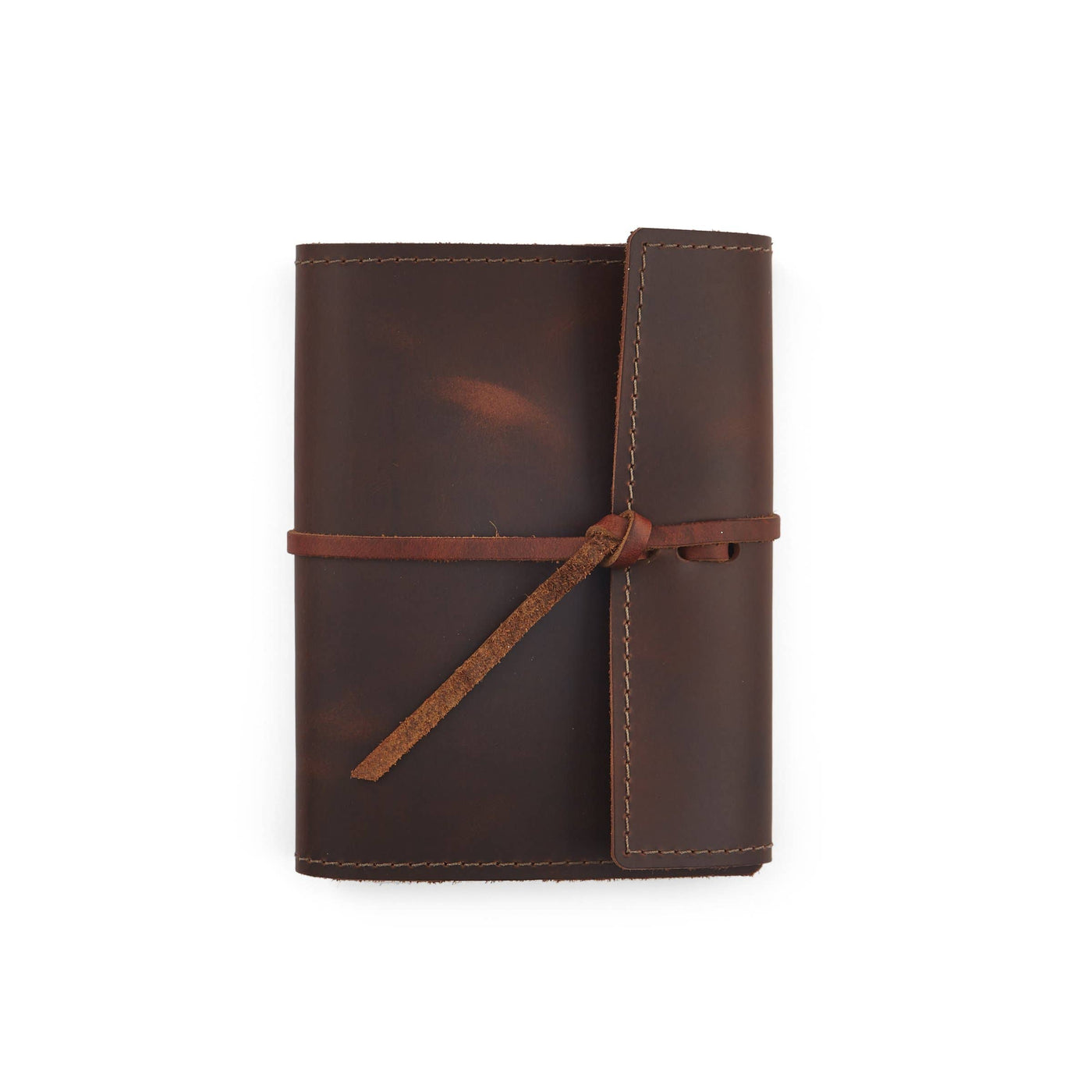 Writers Log Small Refillable Leather Notebook - Saddle | Atlas Stationers.