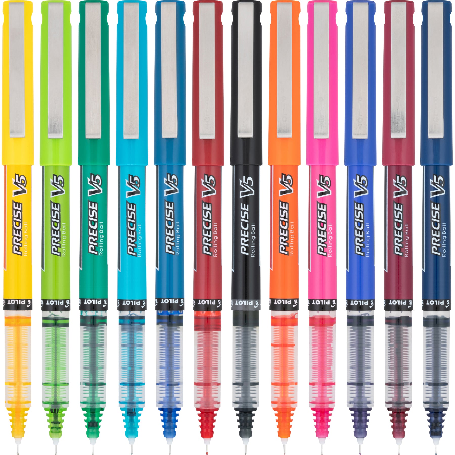 pilot Parker 2個セット Pilot Precise V5 Rollerball Pens - 12 pack – Atlas Stationers