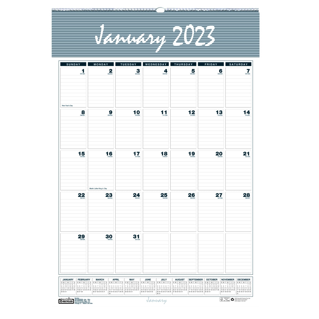 House of Doolittle Monthly Bar Harbor Wall Calendar - 15 1/2" x 22" | Atlas Stationers.