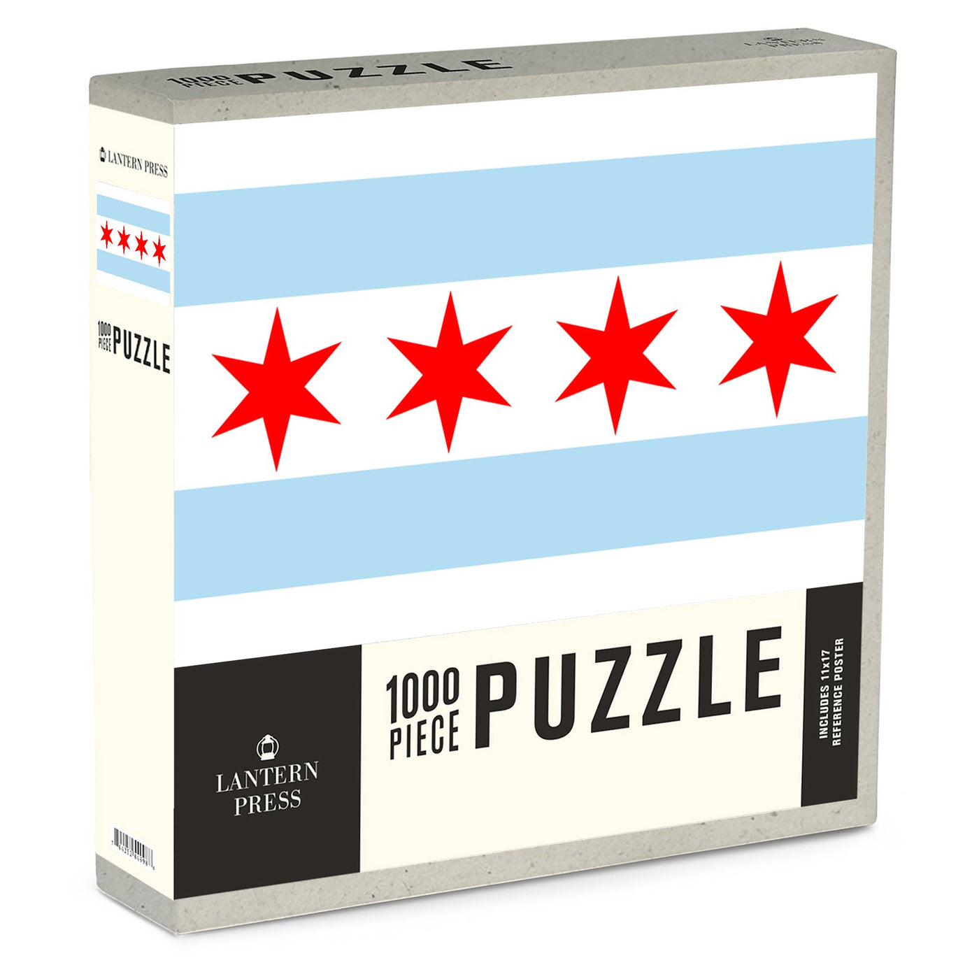 1000 Piece Puzzle Chicago Flag