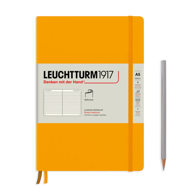 Leuchtturm A5 Softcover Notebook - Rising Sun - Ruled | Atlas Stationers.