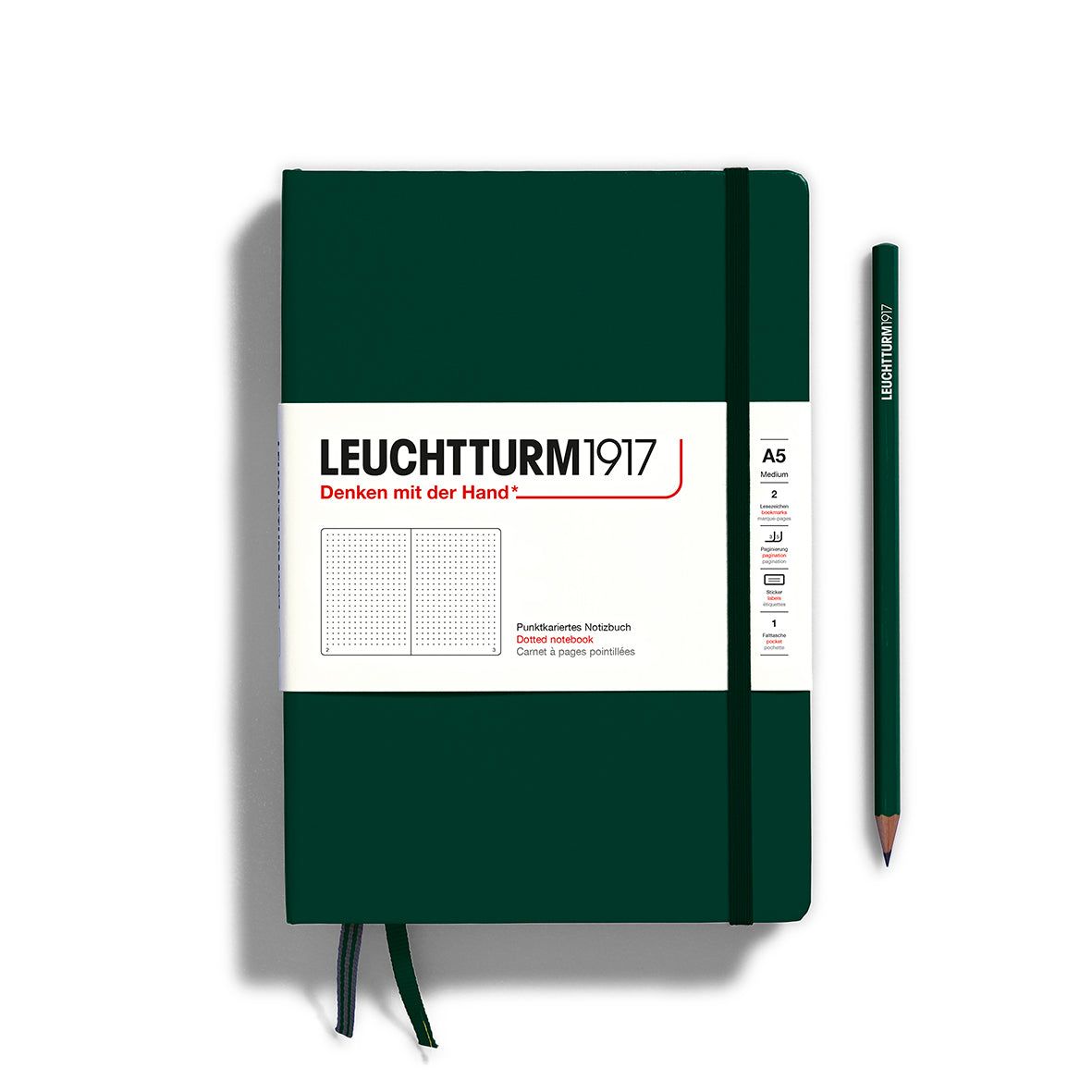 Leuchtturm A5 Hardcover Notebook - Dot Grid