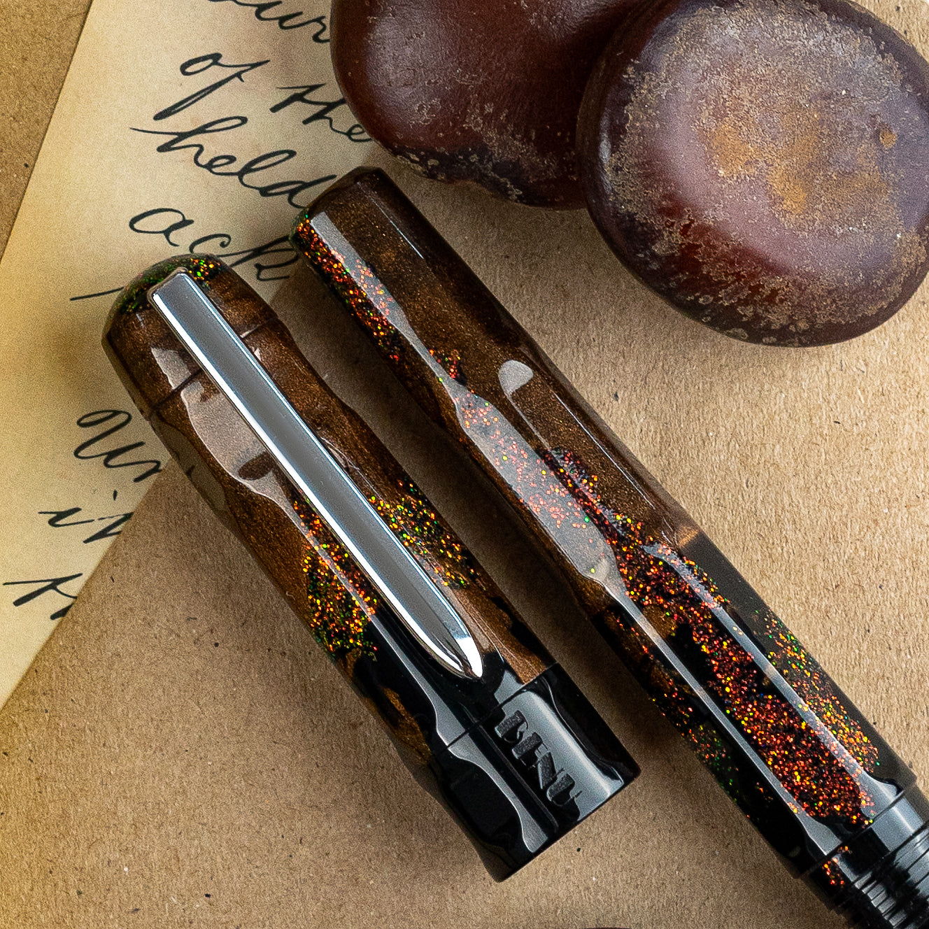Benu Talisman Fountain Pen - Dream Bean | Atlas Stationers.