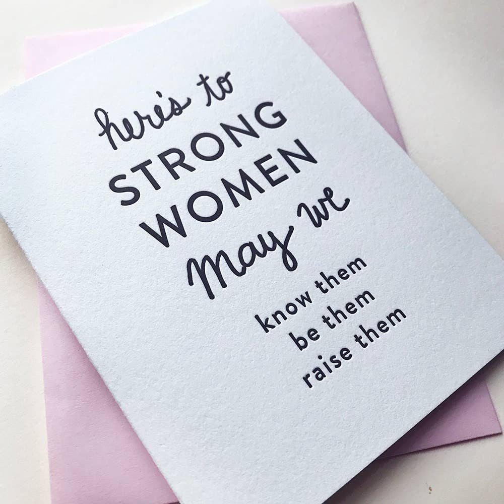 Strong Women Card | Atlas Stationers.