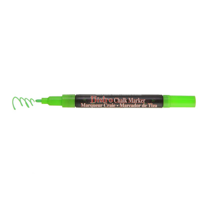 Bistro Fine Point Chalk Marker - Fluorescent Green | Atlas Stationers.