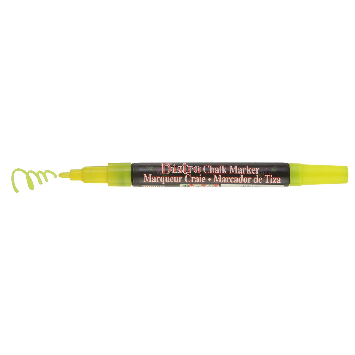 Bistro Fine Point Chalk Marker - Fluorescent Yellow | Atlas Stationers.