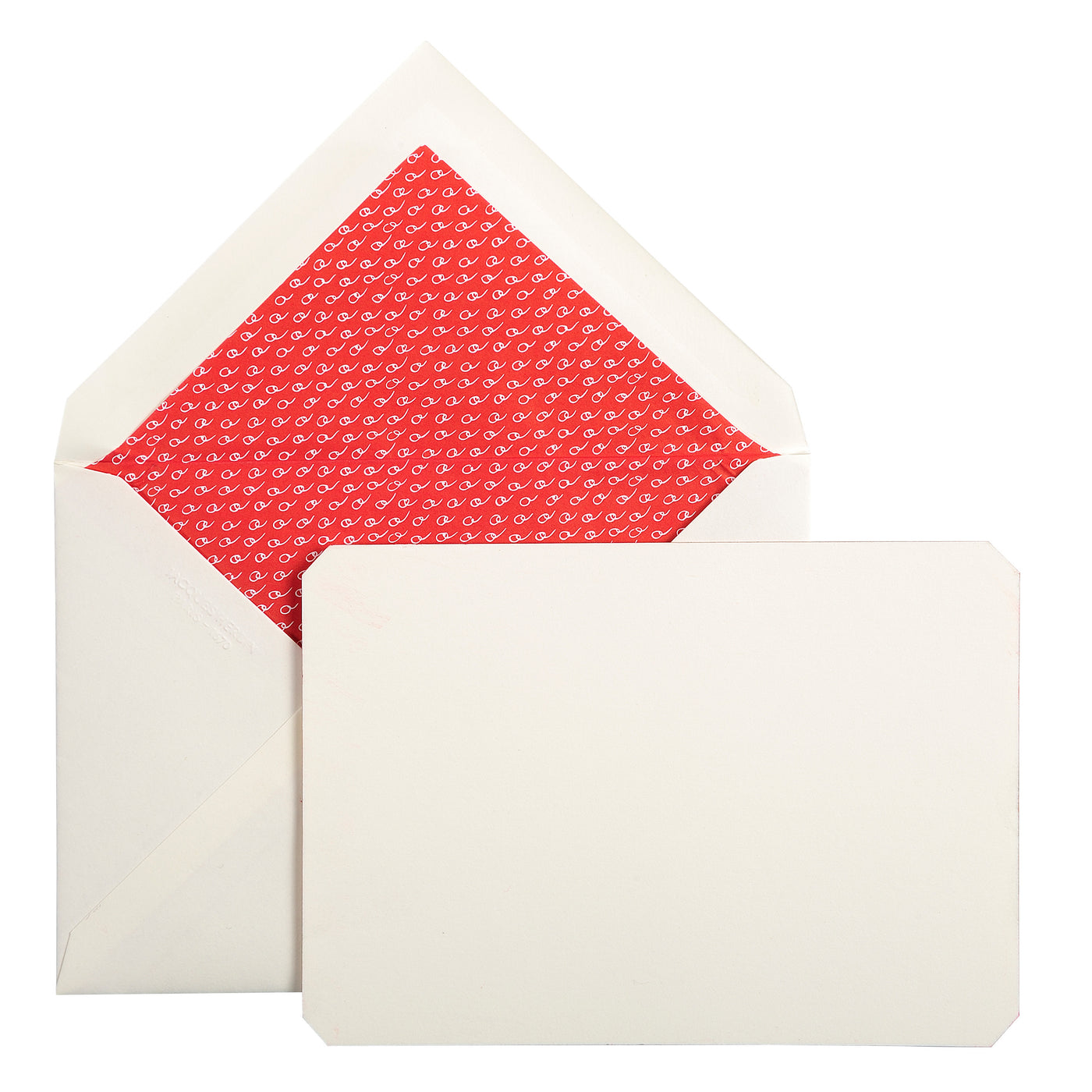 Jacques Herbin Correspondence Cards - 3.5" x 5.5" - Rouge | Atlas Stationers.