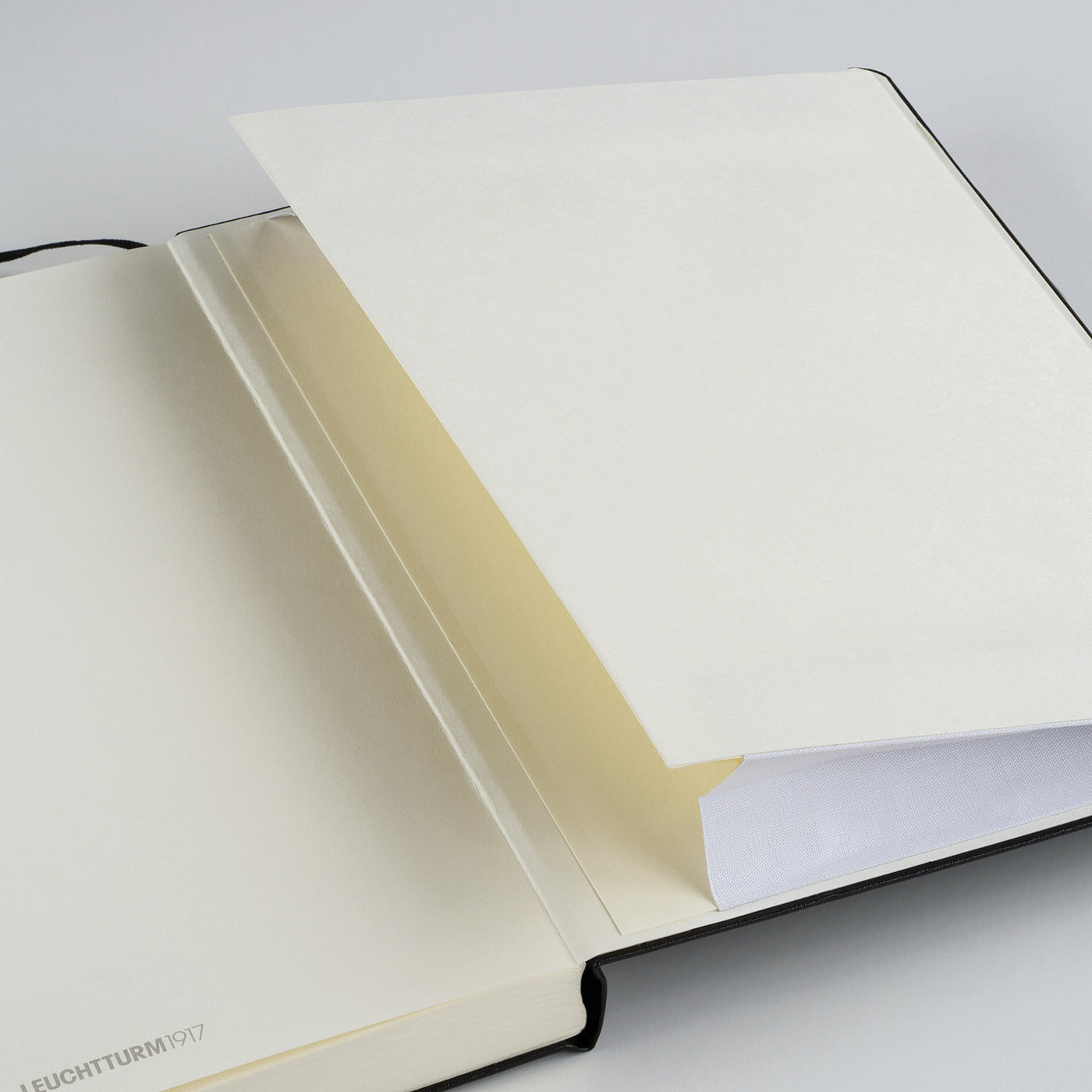 Leuchtturm A4 Hardcover Notebook - Black - Plain | Atlas Stationers.
