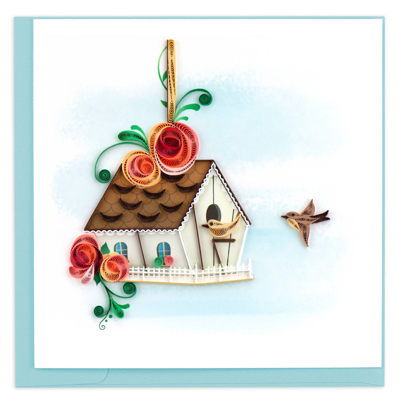 Quilled Birdhouse Card | Atlas Stationers.