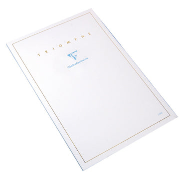 Clairefontaine Tablets "Triomphe" Stationery - Blank 50 sheets - 8 1/4 x 11 3/4 Extra White | Atlas Stationers.