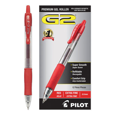 Pilot G2 Gel Pen - Red | Atlas Stationers.