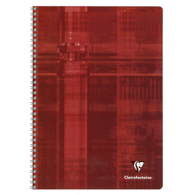 Clairefontaine Wirebound Notebook - Ruled w/margin 50 sheets - 8 1/4 x 11 3/4 - Assorted | Atlas Stationers.