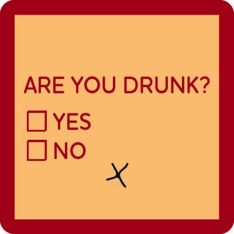Are You Drunk | Atlas Stationers.
