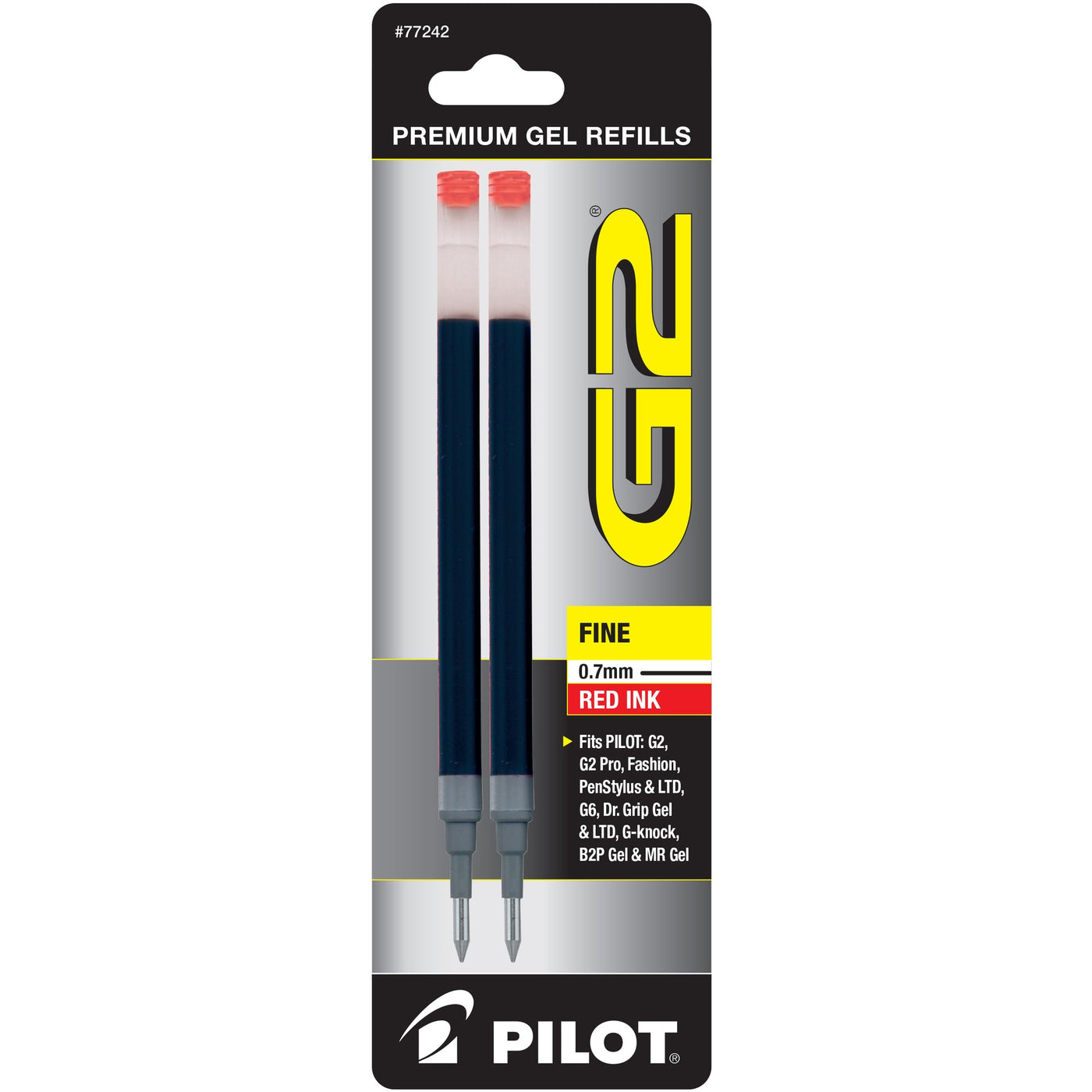 Pilot G2 Premium Gel Refill - Red | Atlas Stationers.