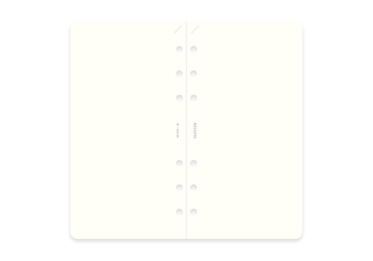Plotter Refill Memo Pad - Plain - Bible Size