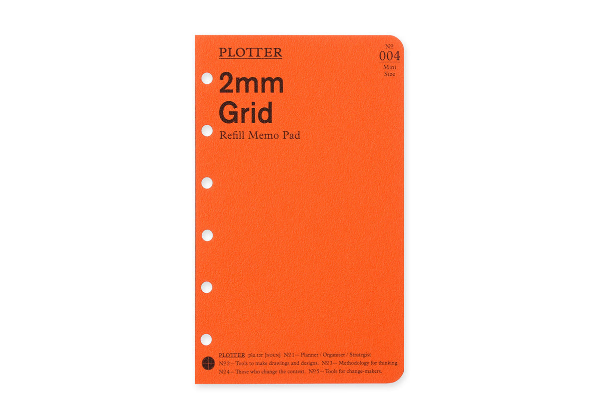Plotter Refill Memo Pad - Grid - Mini Size