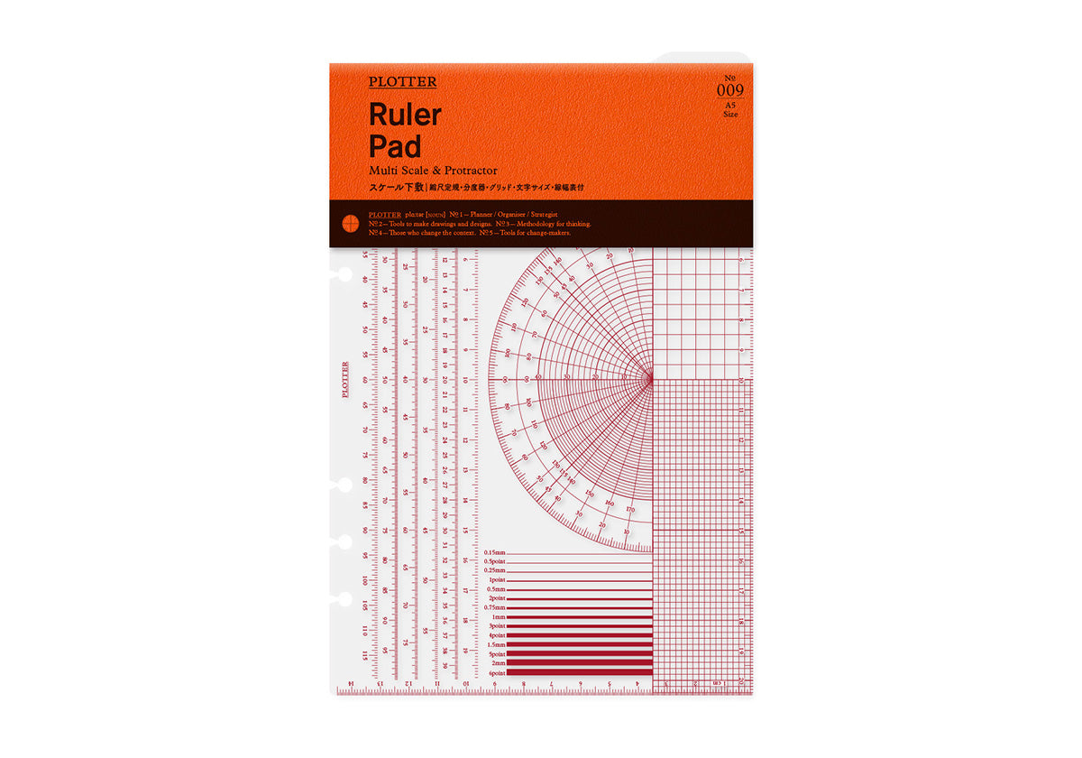 Plotter Ruler Pad - A5 Size | Atlas Stationers