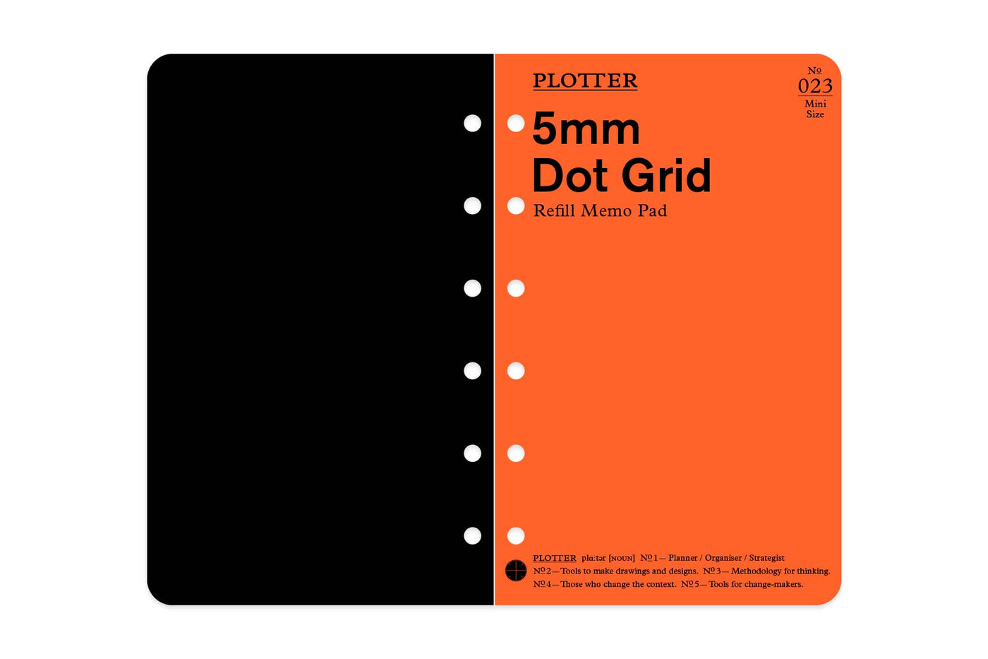Plotter Refill Memo Pad - Dot Grid - Mini Size
